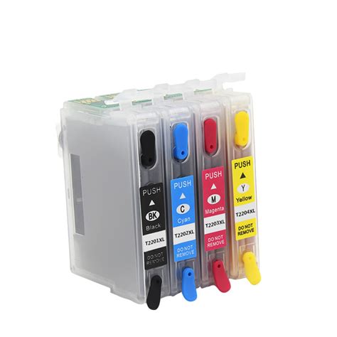 Cartouche d'encre noire de marque francetoner (500 pages) équivalent à epson n°16xl c13t16314010 pour imprimante epson wf 2630wf. T2201 T2202 T2203 T2204 220 XL cartouche rechargeable pour ...