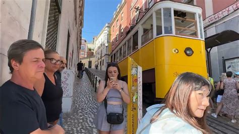 4k Lisbon Portugal Walking Tour City Tour Lisboa Youtube