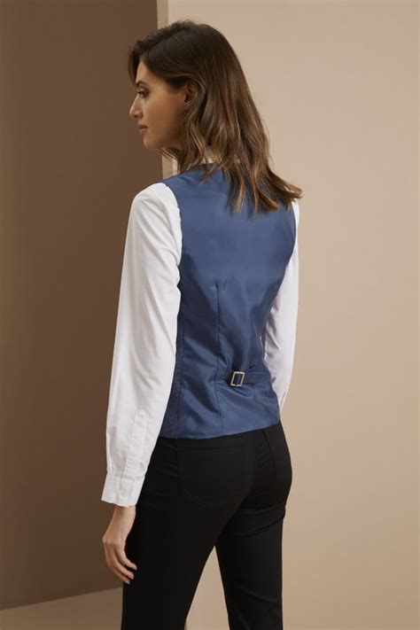 Womens Washable Tweed Vest