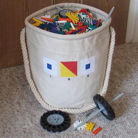 Toy Storage Canvas Bag By The Original Canvas Bucket Bag Company