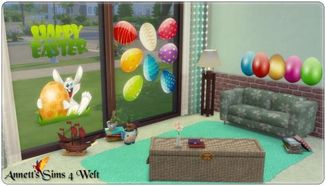 Easter Wall Deco Part 2 At Annetts Sims 4 Welt Sims 4 Updates