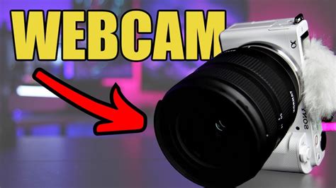 How To Use The Sony Zv E As Webcam With Just One Cable Youtube