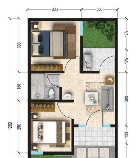 desain rumah minimalis type   kamar tidur tilton info