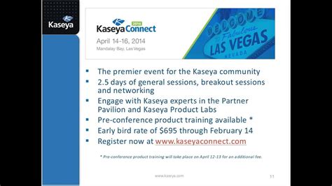 Introducing Kaseya Virtual System Administrator 65 Youtube