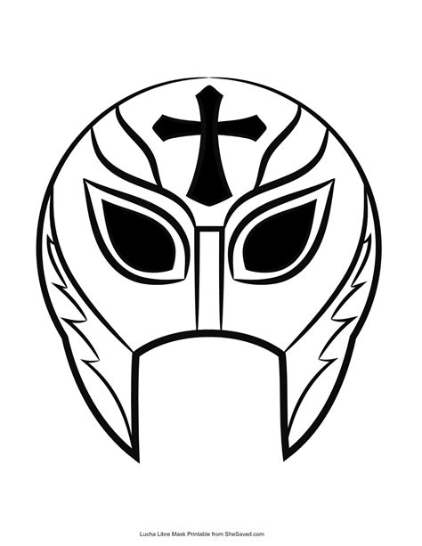 Free Lucha Libre Mask Template Free Printable Templates