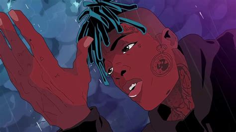 Before the rapper's untimely death in december 2019, juice wrld had plans to work on an anime series with takashi murakami, the japanese artist revealed. Juice Wrld XXXTentacion Anime Wallpapers - Wallpaper Cave