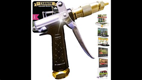 Compare click to add item ortho® dial 'n spray® hose end sprayer to the compare list. Review: OUTBACKTUFF Cannon Metal Hose Nozzle Sprayer - YouTube