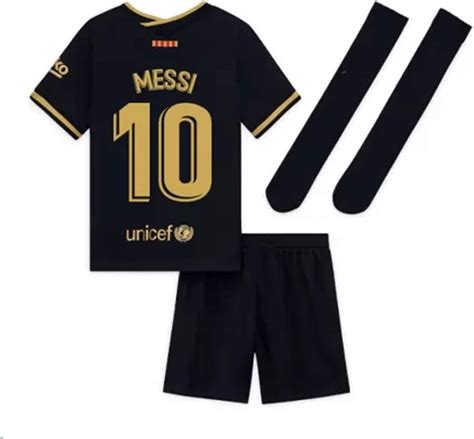 Fimng Lionel Messi 10 2020 2021 Barcelona Kidsyouths Away Soccer