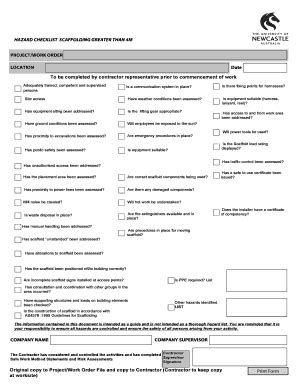 Hazards exist in every workplace, and by identifying hazards that have the most potential importance of a hazard checklist. Printable hazard identification checklist template - Edit ...