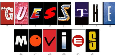 Recent releases · release year · alphabetic order · 1 · 2 · 3 · 4 · 5 · 6 · 7 · 8 · 9 . Tap on Font and Guess the Name of Movies - Font Quiz