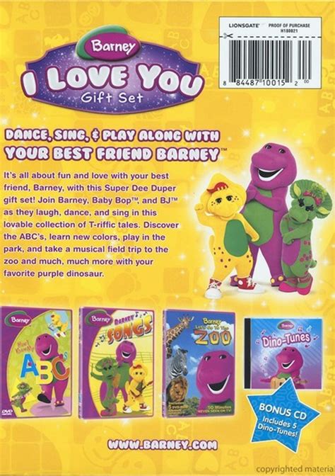 Barney I Love You T Set Dvd Dvd Empire