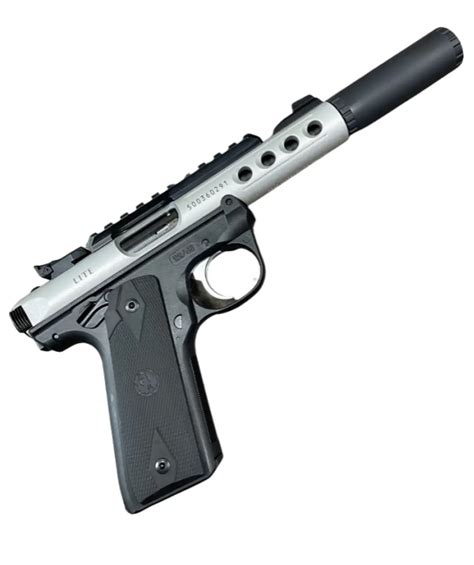 Man Approved Ruger Mark Iv Lite Lr Pistol Tacsol Aeris Silencer At A Fraction Of The Cost
