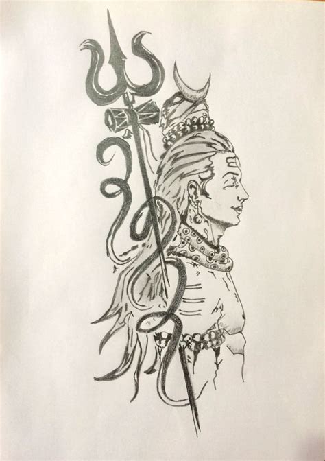 Lord Shiva Ink Pen Drawings Shiva Tattoo Design Pen A - vrogue.co