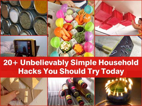 20+ Unbelievably Simple Household Hacks You Should Try Today