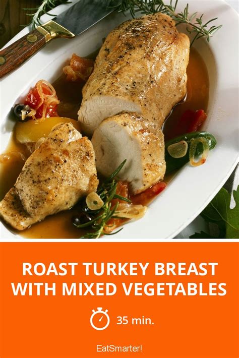 Roast Turkey Breast With Mixed Vegetables Recipe Eat Smarter Usa