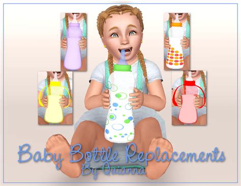 Baby Bottle Replacements Sims Baby Sims 4 Toddler Sims 3