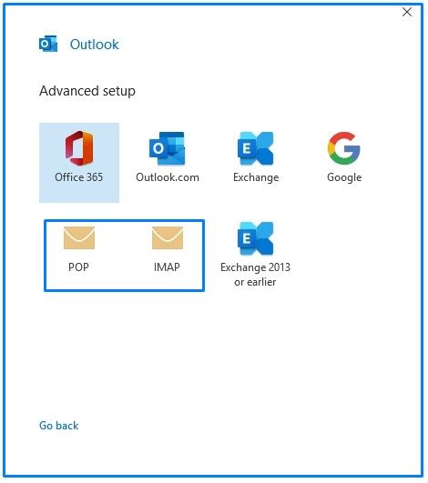 How To Set Up Email To Outlook On Microsoft Office 2019 Concepts All