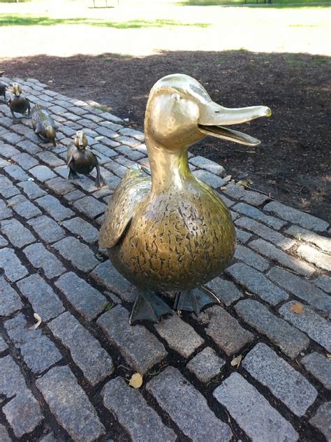 Make Way For Ducklings Statue In Boston Make Way For Ducklings Ducklings Statue