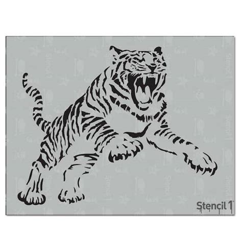 Tiger Stencil Designs