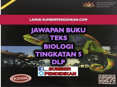 Jawapan Buku Teks Biologi Tingkatan 5 DLP  Sumber Pendidikan