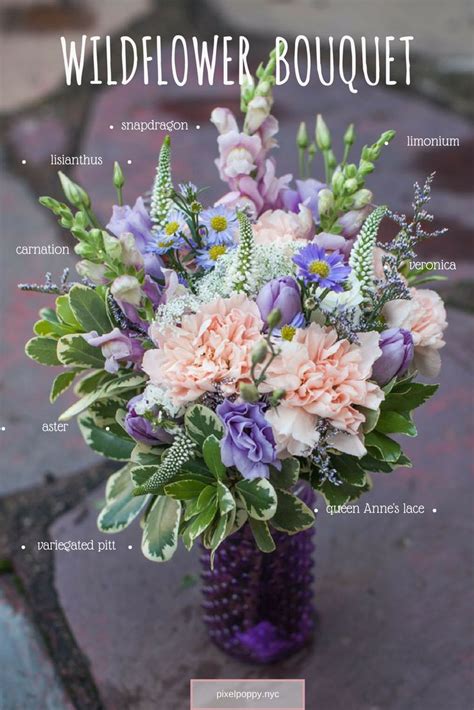 Here is a list of our best choices. wildflower bridesmaid bouquet in pastel color palette ...