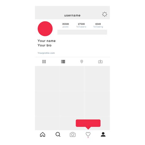 Instagram My Profile Screen Png And Svg Design For T Shirts