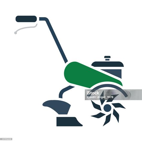 Garden Tiller Icon Stock Illustration Download Image Now Plow