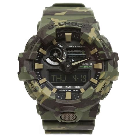 G Shock Watches Ga700cm 3 Green Camo