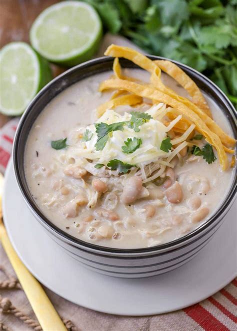 What you need to make best white chicken chili recipe in crock pot