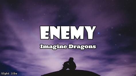 Imagine Dragons X Jid Enemy Lyrics Youtube