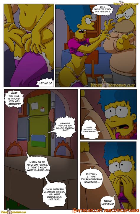 Image 3702295 Abraham Simpson Marge Simpson The Simpsons Vercomicsporno Comic Drah Navlag