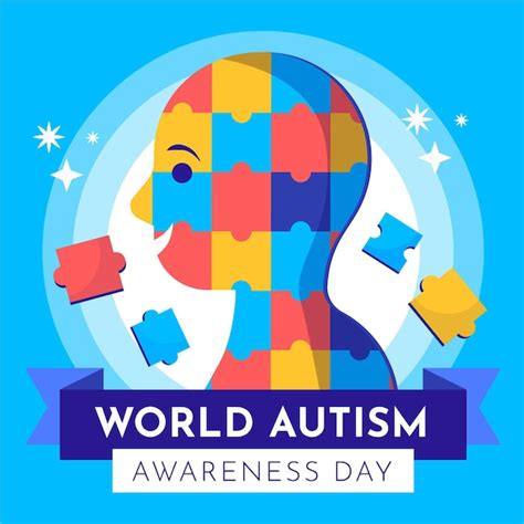 Premium Vector Flat World Autism Awareness Day Illustration