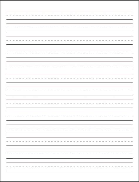 Print primary writing paper with the dotted lines, special paper for formatting friendly letters, graph paper, and lots more! 6 Best Images of Free Printable Handwriting Paper - Free Printable Writing Paper, Free Primary ...