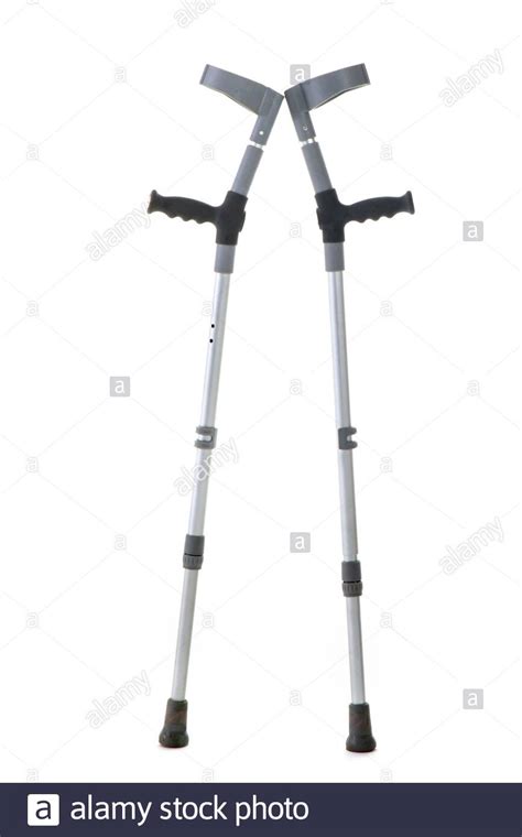 Wooden Crutches Hi Res Stock Photography And Images Alamy