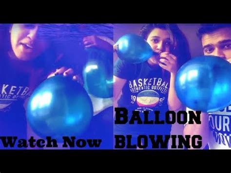 Balloon Blowing Competition Youtube