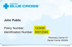 Please call the blue cross and blue shield company listed on the explanation of benefits (eob) that you received for your claim. ID Card FAQ - Pacific Blue Cross Advice Centre