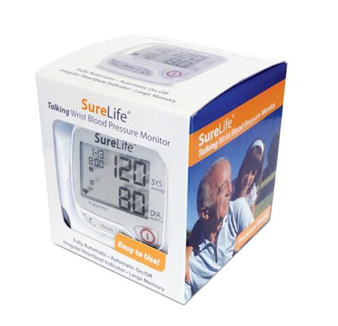 Surelife 860212 Talking Wrist Blood Pressure Monitor