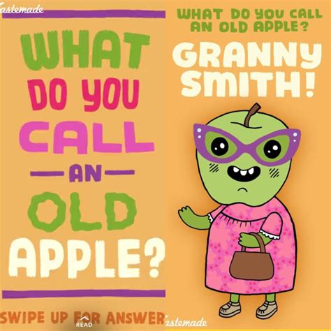 Apple Food Pun Funny Jokes For Kids Cute Jokes Cheesy Jokes