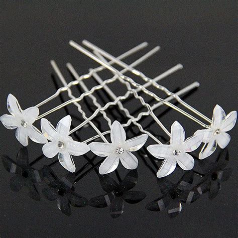2019 new 10 20pc set women crystal rhinestone flower hair pins clips wedding bridal barrettes