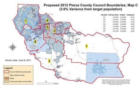 Pierce County Council Redistricting Gig Harbor Wa Patch