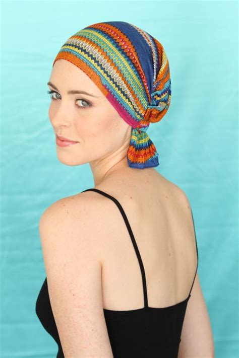 colorful cancer hats head coverings hair wrap scarf chemo scarves