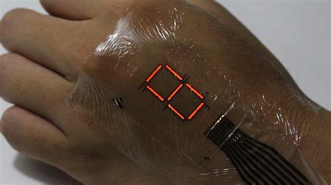 Ultrathin E Skin Turns Your Hand Into An Electronic Display Live