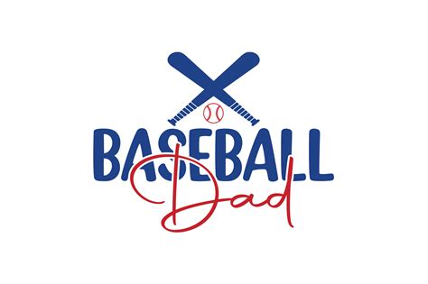 Baseball Dad Svg Graphic By Rajibstore987 · Creative Fabrica