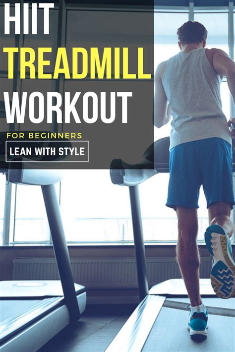 Minute Hiit Treadmill Workout For Beginners Hiit Workouts Treadmill Treadmill Workout