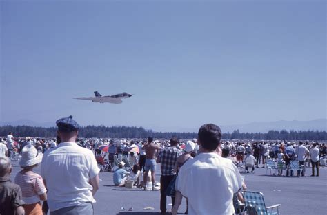 Raf Vulcan At Abbotsford Air Show 1967 Slide Scanned From Photo My Mom
