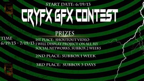 Gfx Contest Open Youtube