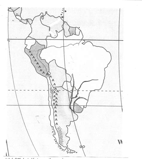 Latin America Physical Features Map Diagram Quizlet