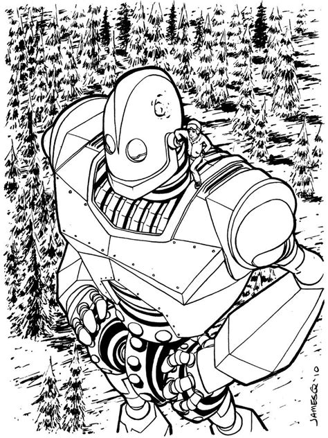 Iron Giant Coloring Page