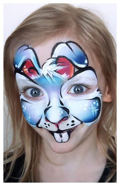 Latest fashionable bunny face mask great for themed parties available at alibaba.com. easter bunny | Face painting, Body painting, Carnival face ...