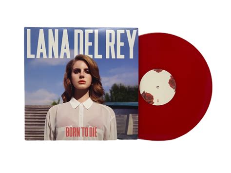 Lana Del Rey Born To Die Red Colored Vinyl Pale Blue Dot Records